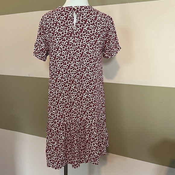 Loft Floral Flounce Swing Dress - Picture 3 of 4